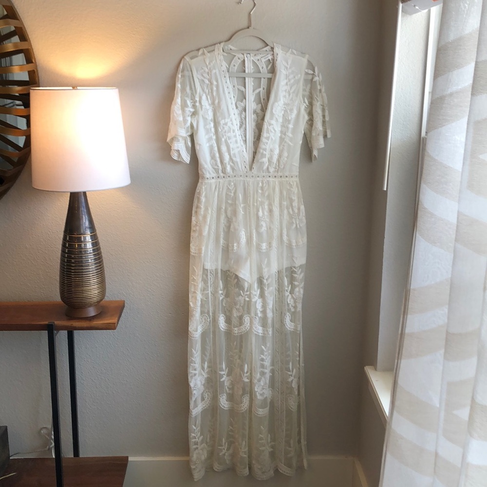 Thora Maxi Romper-never been worn